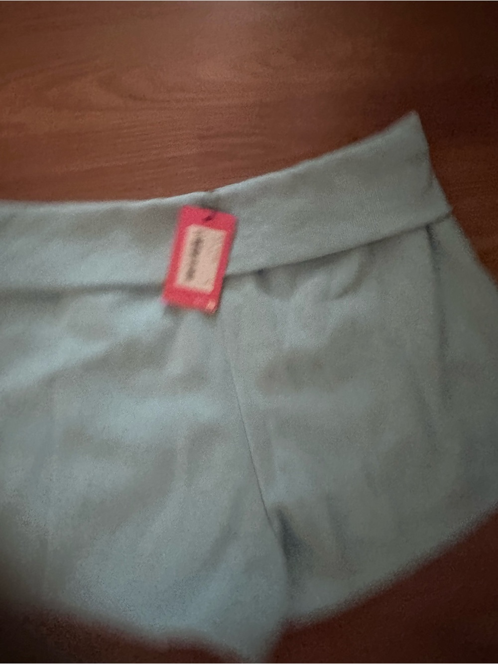 Edikted High Waist Light Blue Women's Shorts